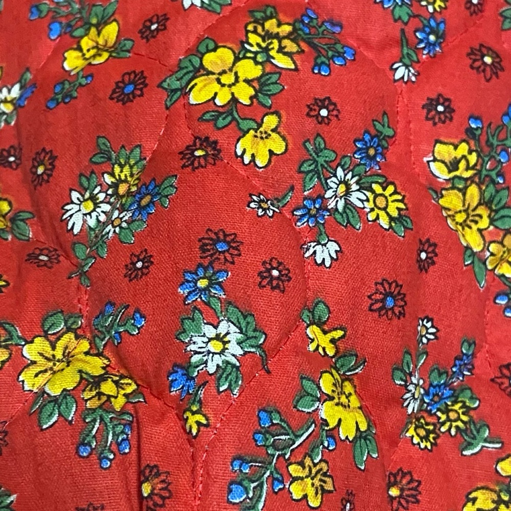 Vintage Snug Suit Snug Sack By Heritage Quilts 70s Hippie PJ Rare Dead Stock Red - Picture 7 of 16